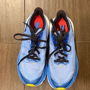 Blue HOKA Athletic Running Shoes